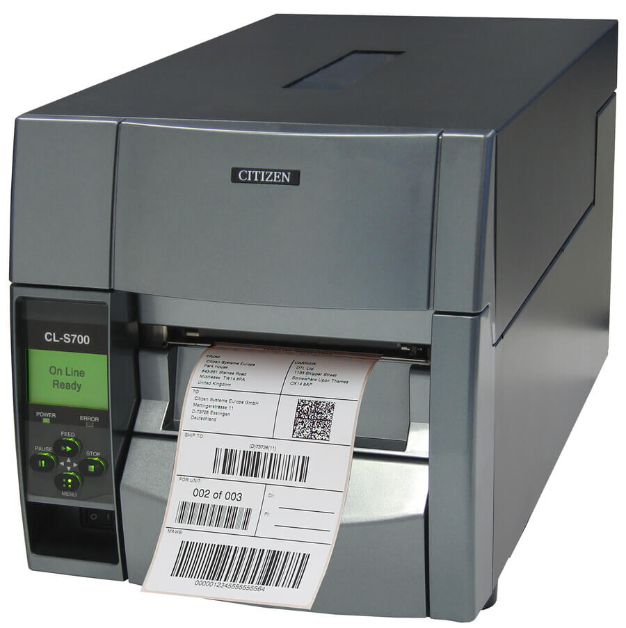 Citizen CL-S700 Endüstriyel Barkod ve Etiket Yazıcı