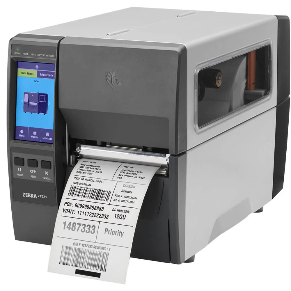 Zebra ZT231 300 DPI Endüstriyel Barkod Yazıcı