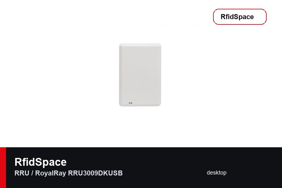 RRU / RoyalRay RRU3009DKUSB Desktop RFID reader brand and model product image for RfidSpace hardware catalog