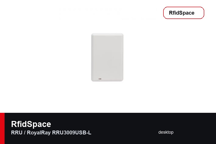 RRU / RoyalRay RRU3009USB-L Masaüstü RFID okuyucu marka ve model ürün görseli - RfidSpace donanım kataloğu
