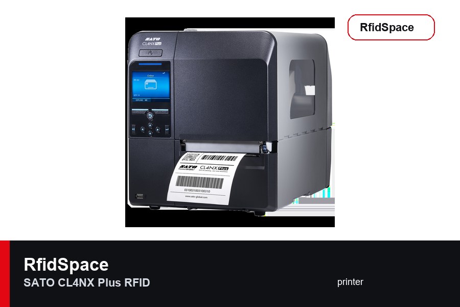 SATO CL4NX Plus RFID RFID yazıcı marka ve model ürün görseli - RfidSpace donanım kataloğu