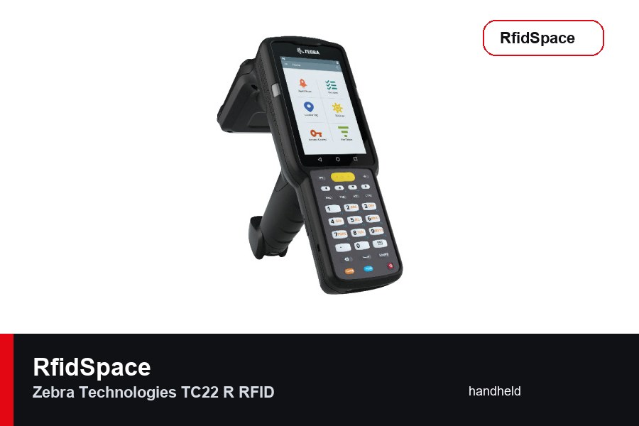 Zebra Technologies TC22 R RFID RFID handheld terminal brand and model product image for RfidSpace hardware catalog