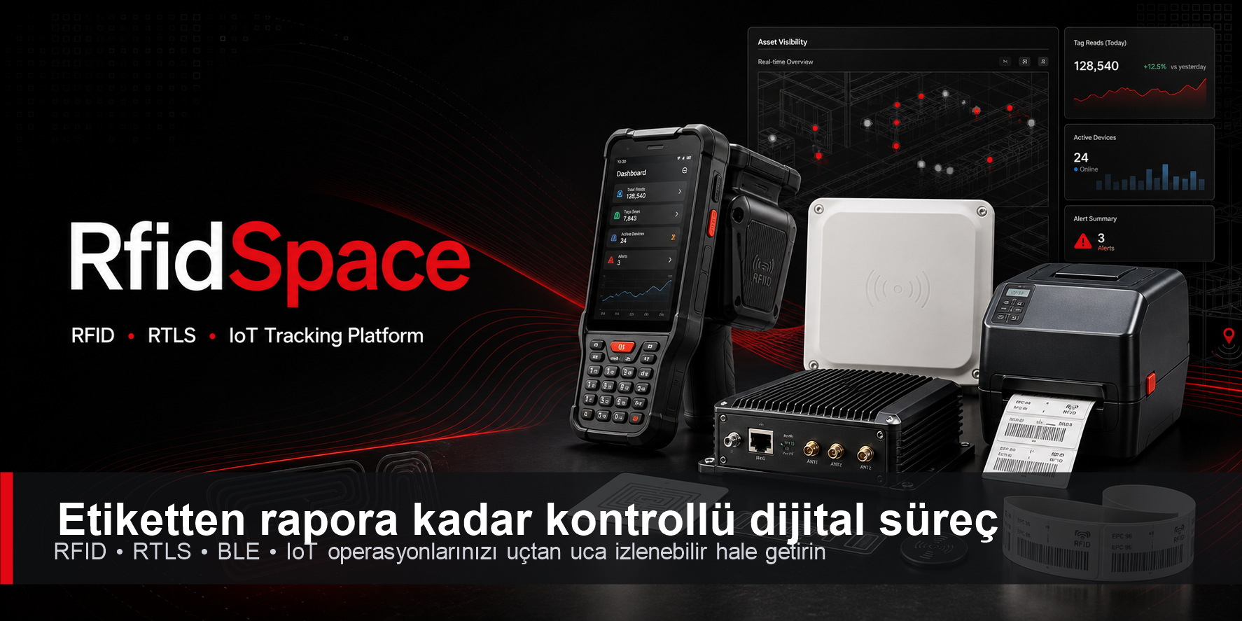 RfidSpace RFID, RTLS ve IoT kurumsal takip platformu banner görseli