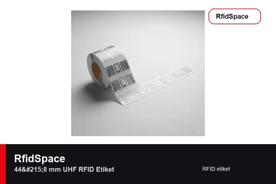 44 x 8 mm UHF RFID Etiket UHF RFID tag