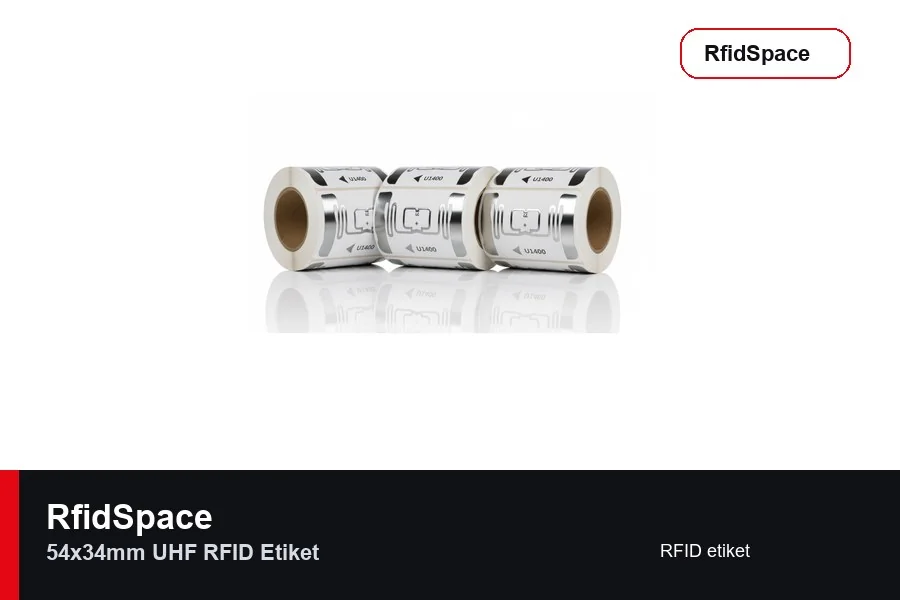 54x34mm UHF RFID Etiket UHF RFID etiket