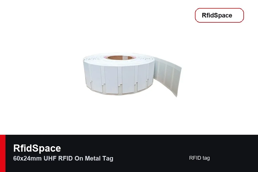 60x24mm UHF RFID On Metal Tag Metal üstü RFID etiketi