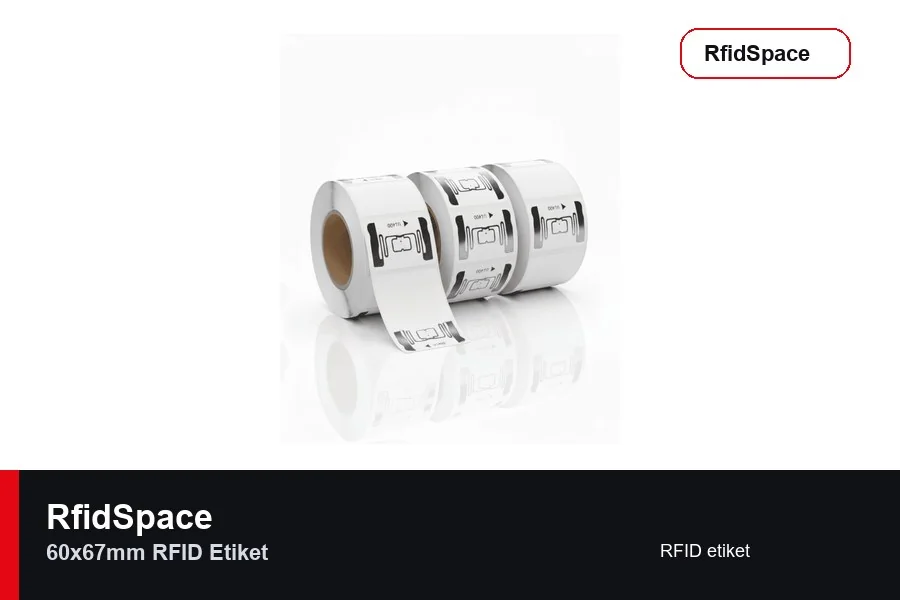 60x67mm RFID Etiket UHF RFID etiket
