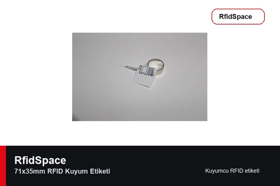 71x35mm RFID Kuyum Etiketi RFID kuyumcu etiketi