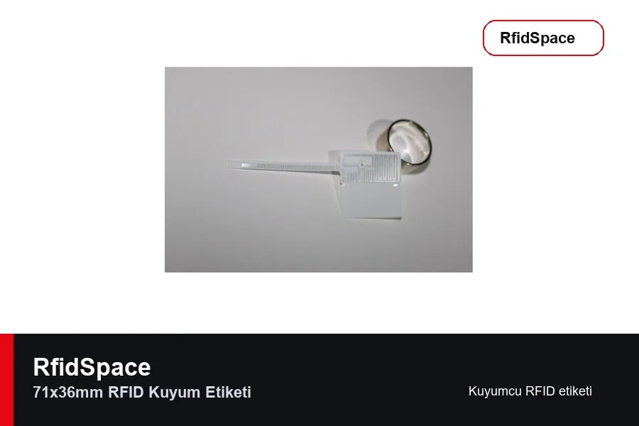 71x36mm RFID Kuyum Etiketi RFID jewelry label
