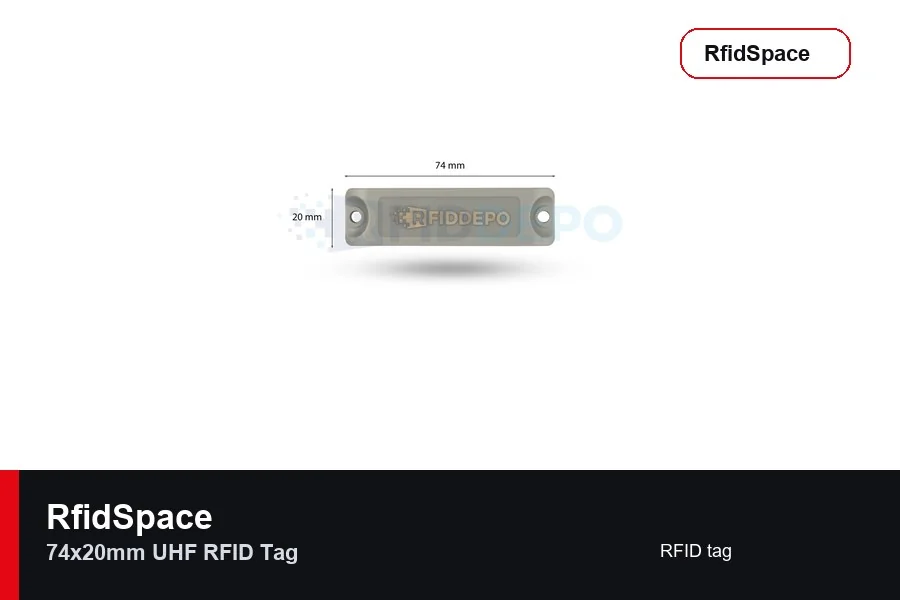 74x20mm UHF RFID Tag UHF RFID etiket