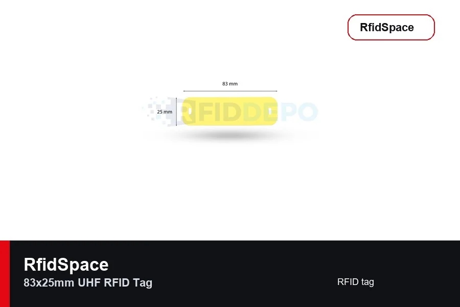 83x25mm UHF RFID Tag UHF RFID etiket
