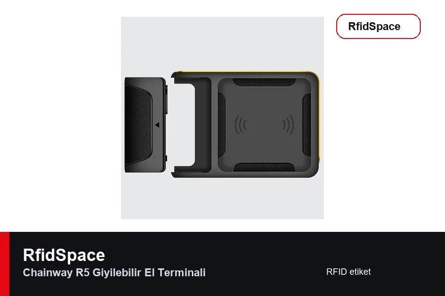 Chainway R5 Giyilebilir El Terminali RFID handheld terminal