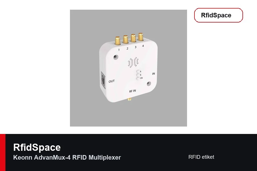 Keonn AdvanMux-4 RFID Multiplexer UHF RFID tag