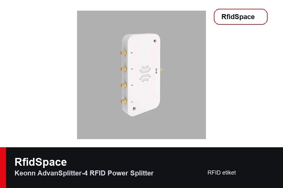 Keonn AdvanSplitter-4 RFID Power Splitter UHF RFID etiket