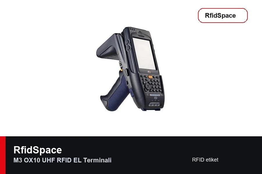 M3 OX10 UHF RFID EL Terminali RFID el terminali