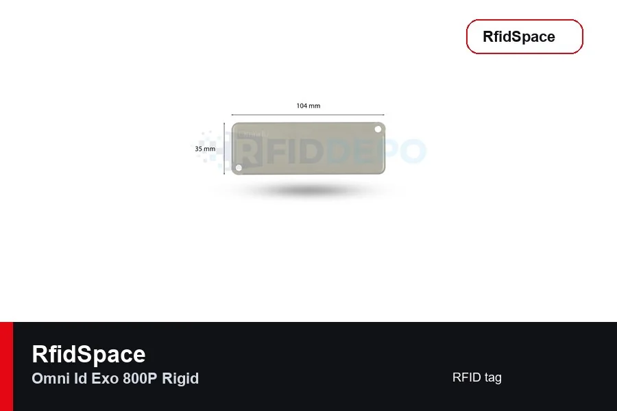Omni Id Exo 800P Rigid On-metal RFID tag