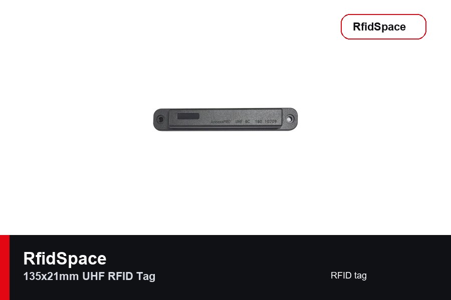 RfidSpace 135x21mm UHF RFID Tag RFID tag brand and model product image for RfidSpace hardware catalog