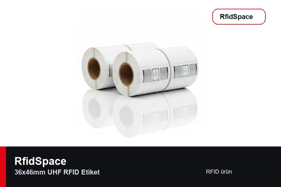 RfidSpace 36x46mm UHF RFID Etiket RFID label brand and model product image for RfidSpace hardware catalog