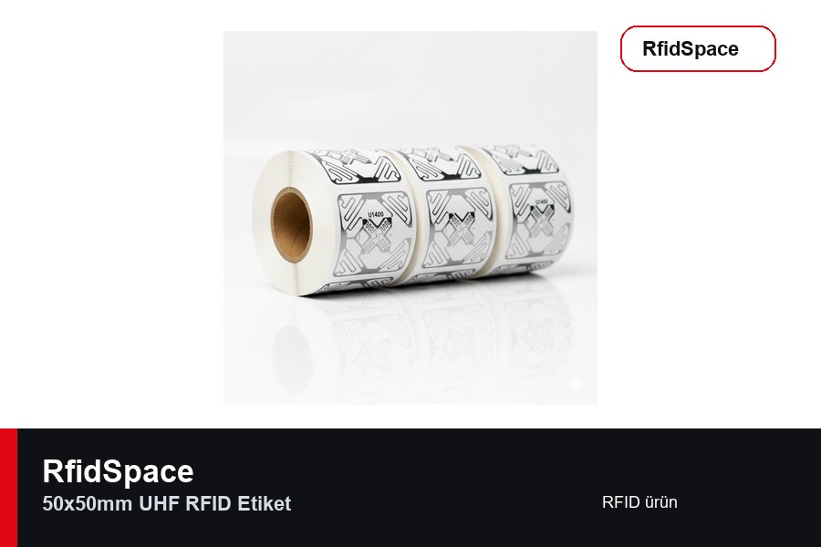 RfidSpace 50x50mm UHF RFID Etiket RFID label brand and model product image for RfidSpace hardware catalog