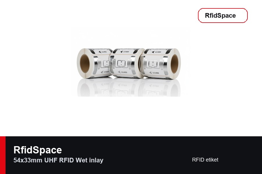 RfidSpace 54x33mm UHF RFID Wet inlay RFID etiket marka ve model bilgili ürün görseli - RfidSpace donanım kataloğu