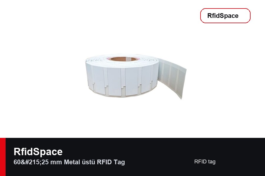 RfidSpace 60×25 mm Metal üstü RFID Tag RFID tag marka ve model bilgili ürün görseli - RfidSpace donanım kataloğu