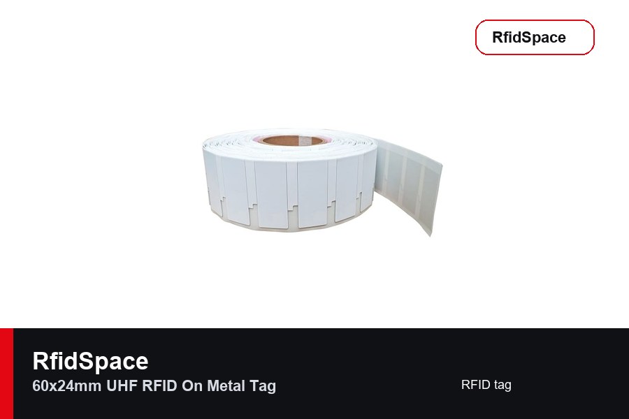 RfidSpace 60x24mm UHF RFID On Metal Tag RFID tag brand and model product image for RfidSpace hardware catalog