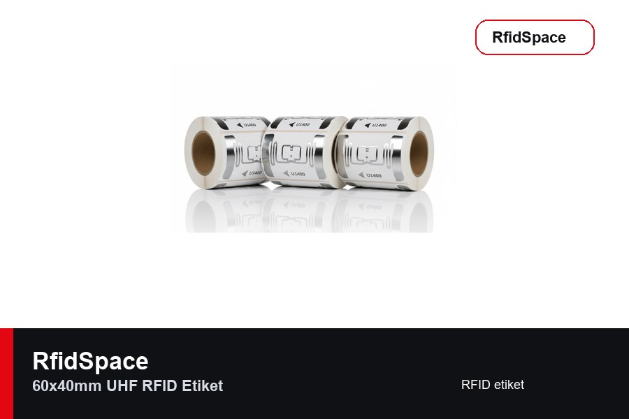 RfidSpace 60x40mm UHF RFID Etiket RFID label brand and model product image for RfidSpace hardware catalog