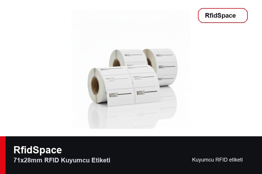RfidSpace 71x28mm RFID Kuyumcu Etiketi Kuyumcu RFID etiketi marka ve model bilgili ürün görseli - RfidSpace donanım kataloğu