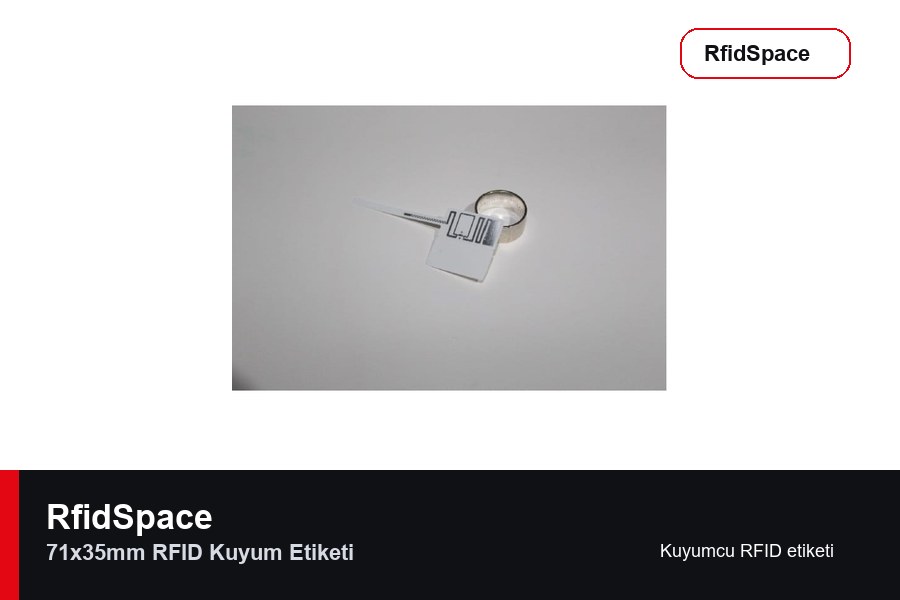 RfidSpace 71x35mm RFID Kuyum Etiketi Kuyumcu RFID etiketi marka ve model bilgili ürün görseli - RfidSpace donanım kataloğu