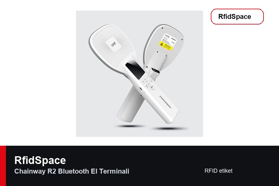 Chainway R2 Bluetooth El Terminali RFID el terminali marka ve model bilgili ürün görseli - RfidSpace donanım kataloğu