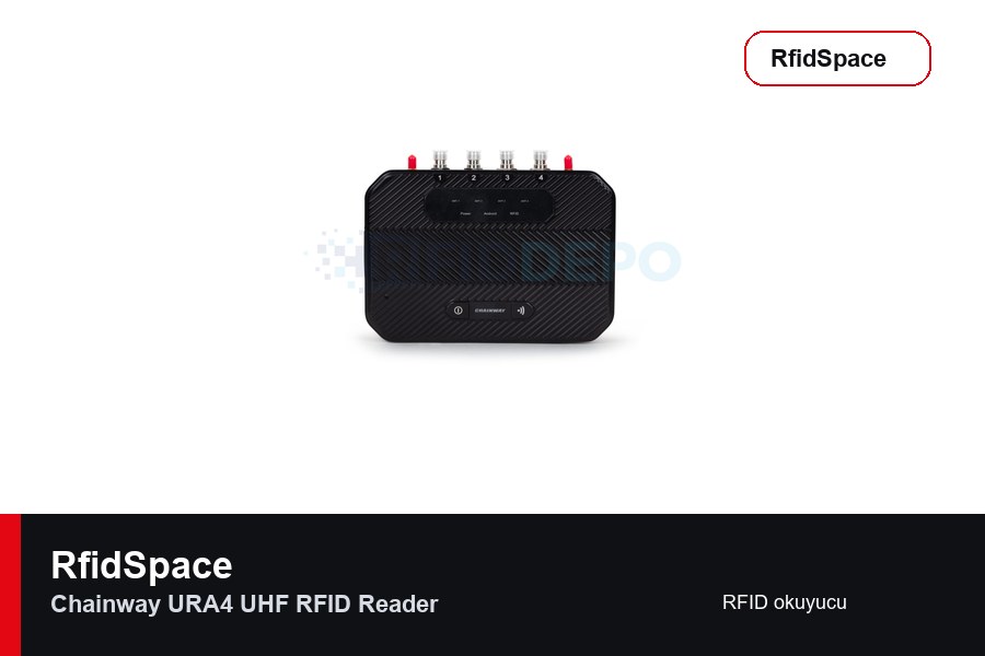 Chainway URA4 UHF RFID Reader RFID okuyucu marka ve model bilgili ürün görseli - RfidSpace donanım kataloğu