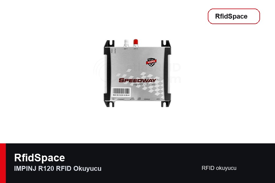 Impinj R120 RFID Okuyucu RFID okuyucu marka ve model bilgili ürün görseli - RfidSpace donanım kataloğu