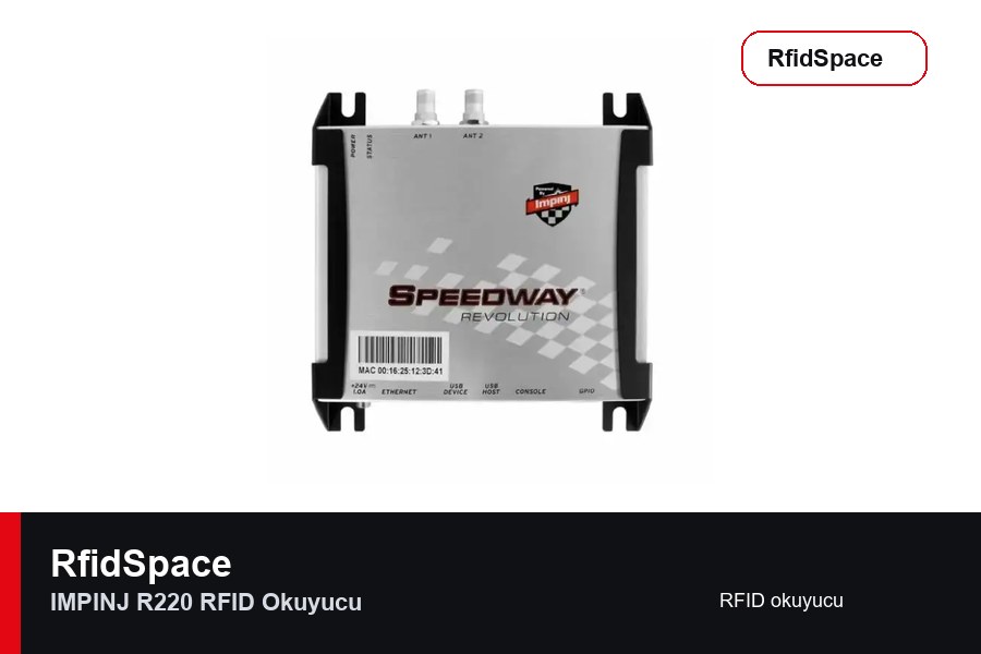 Impinj R220 RFID Okuyucu RFID reader brand and model product image for RfidSpace hardware catalog