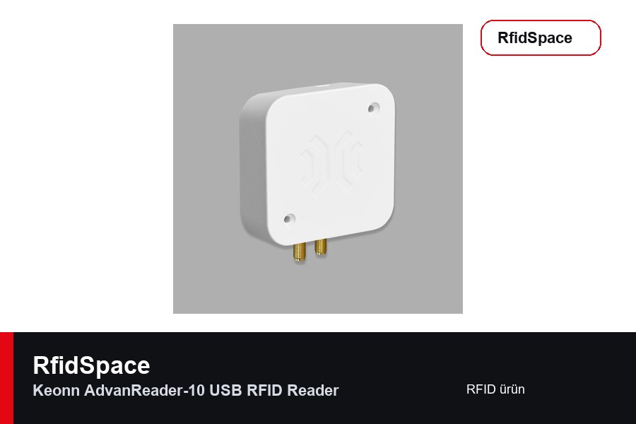 Keonn AdvanReader-10 USB RFID Reader RFID okuyucu marka ve model bilgili ürün görseli - RfidSpace donanım kataloğu