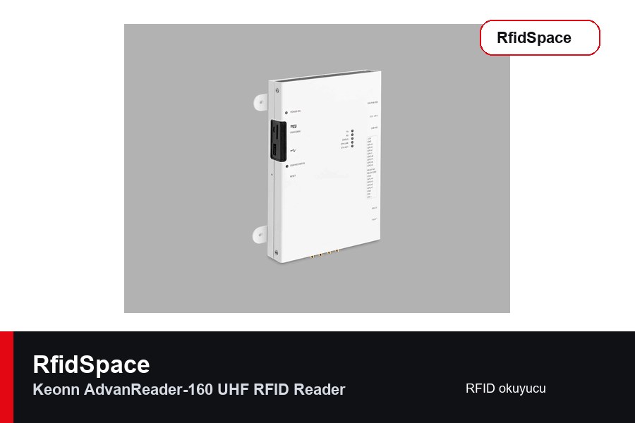Keonn AdvanReader-160 UHF RFID Reader RFID okuyucu marka ve model bilgili ürün görseli - RfidSpace donanım kataloğu