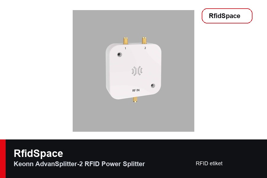 Keonn AdvanSplitter-2 RFID Power Splitter RFID etiket marka ve model bilgili ürün görseli - RfidSpace donanım kataloğu