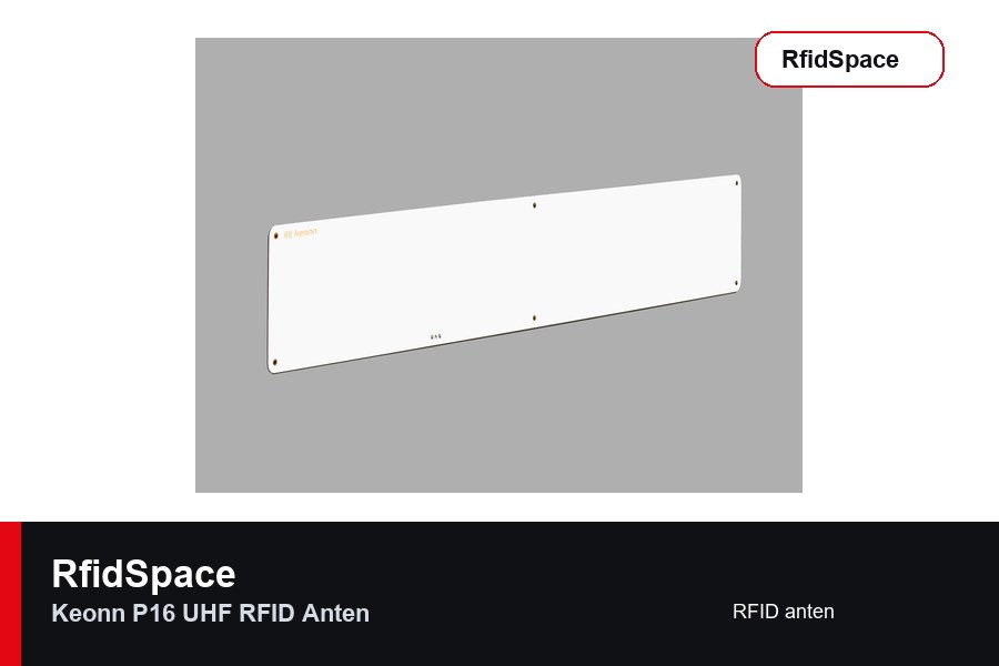 Keonn P16 UHF RFID Anten RFID anten marka ve model bilgili ürün görseli - RfidSpace donanım kataloğu