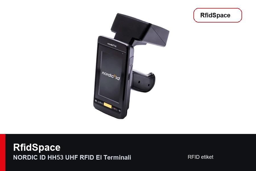 Nordic ID HH53 UHF RFID El Terminali RFID handheld terminal brand and model product image for RfidSpace hardware catalog