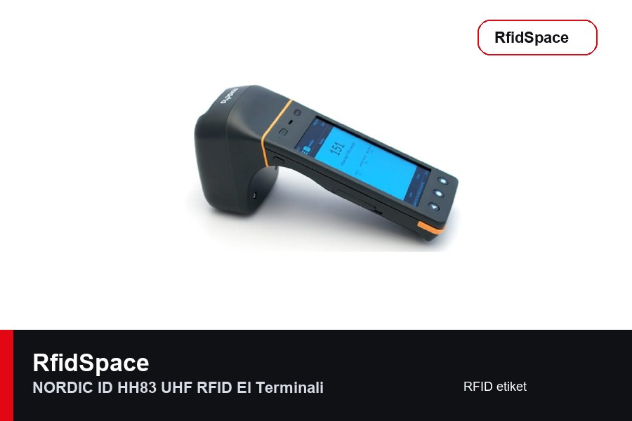 Nordic ID HH83 UHF RFID El Terminali RFID el terminali marka ve model bilgili ürün görseli - RfidSpace donanım kataloğu