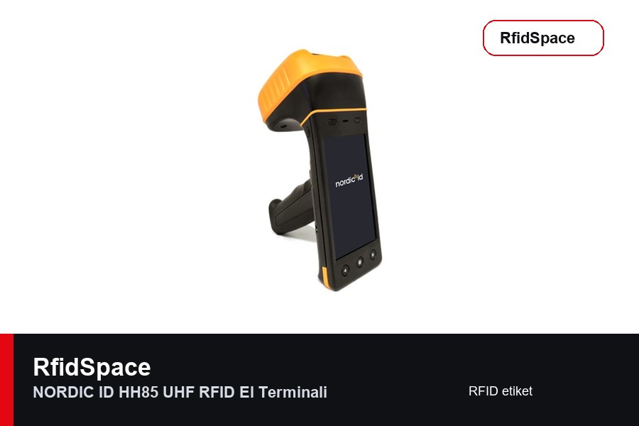 Nordic ID HH85 UHF RFID El Terminali RFID el terminali marka ve model bilgili ürün görseli - RfidSpace donanım kataloğu