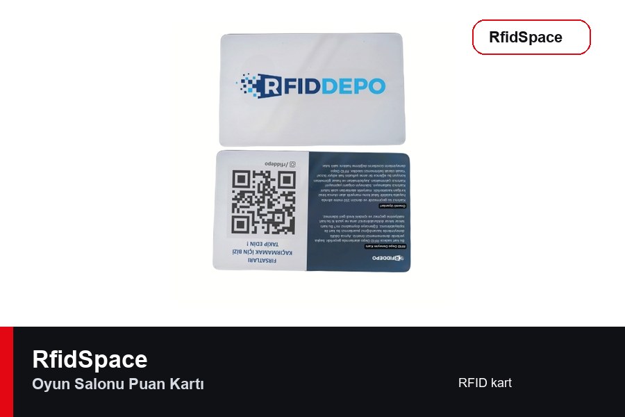 Oyun Salonu Puan Kartı RFID kart marka ve model bilgili ürün görseli - RfidSpace donanım kataloğu