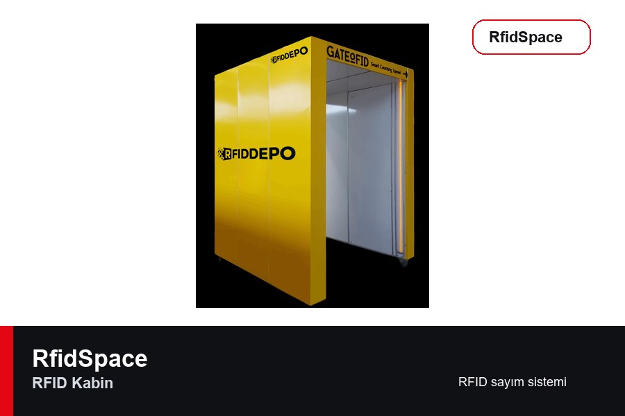 RfidSpace RFID Kabin RFID sayım sistemi marka ve model bilgili ürün görseli - RfidSpace donanım kataloğu