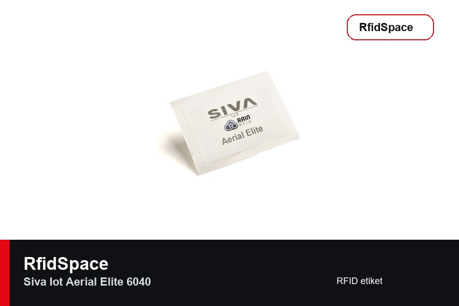 SIVA IoT Aerial Elite 6040 RFID etiket marka ve model bilgili ürün görseli - RfidSpace donanım kataloğu