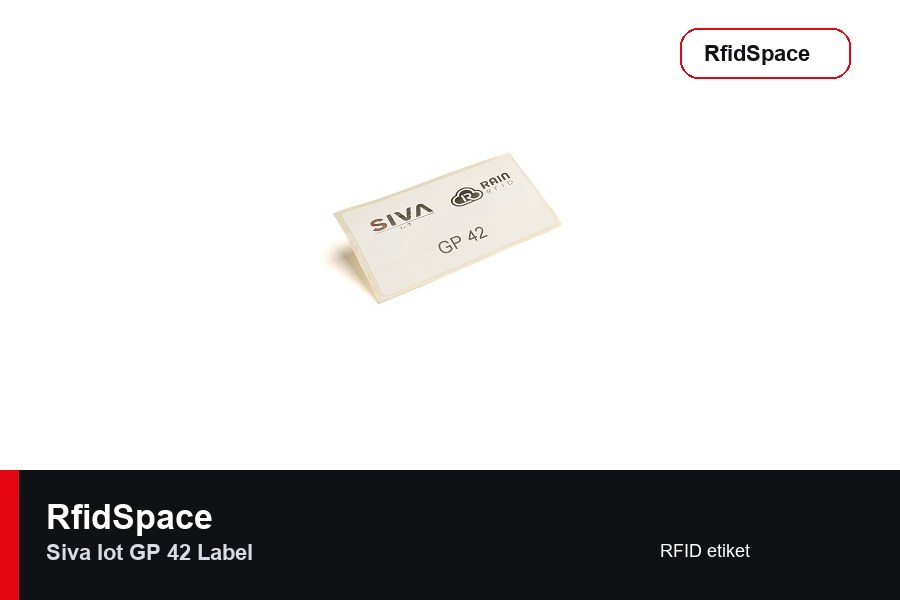 SIVA IoT GP 42 Label RFID etiket marka ve model bilgili ürün görseli - RfidSpace donanım kataloğu