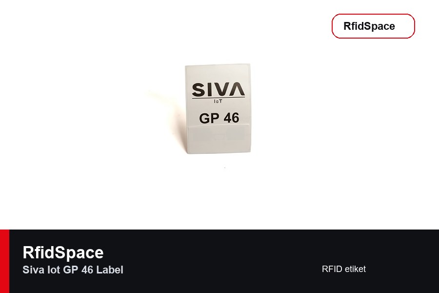 SIVA IoT GP 46 Label RFID etiket marka ve model bilgili ürün görseli - RfidSpace donanım kataloğu