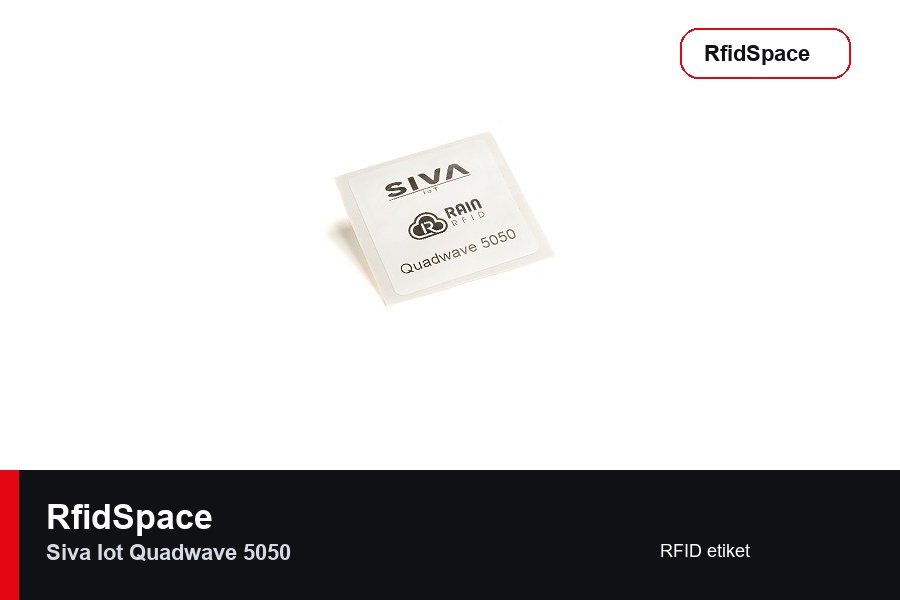 SIVA IoT Quadwave 5050 RFID label brand and model product image for RfidSpace hardware catalog