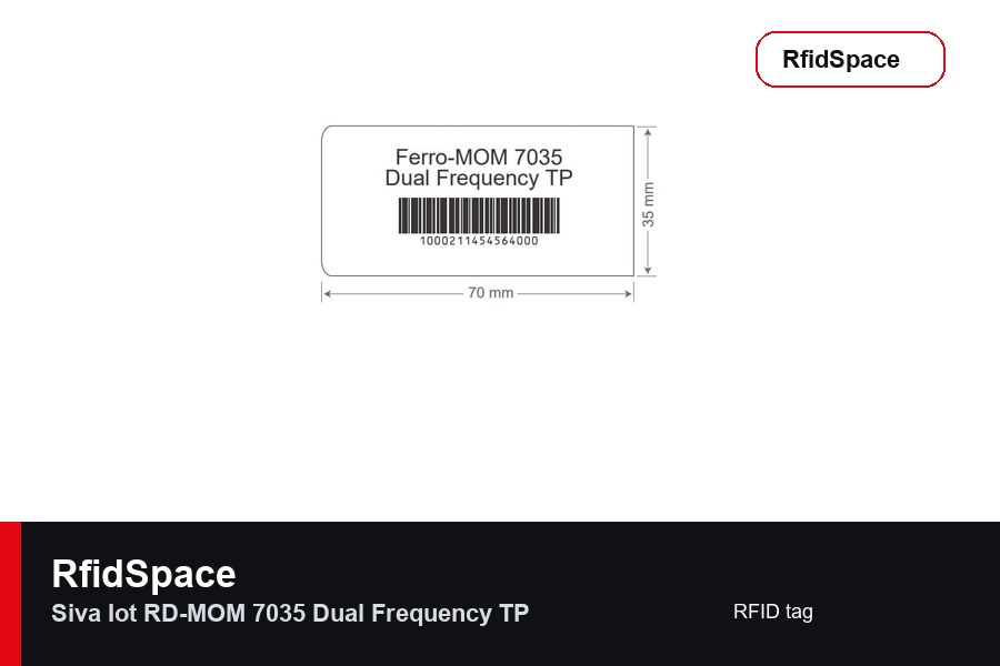 SIVA IoT RD-MOM 7035 Dual Frequency TP RFID tag marka ve model bilgili ürün görseli - RfidSpace donanım kataloğu