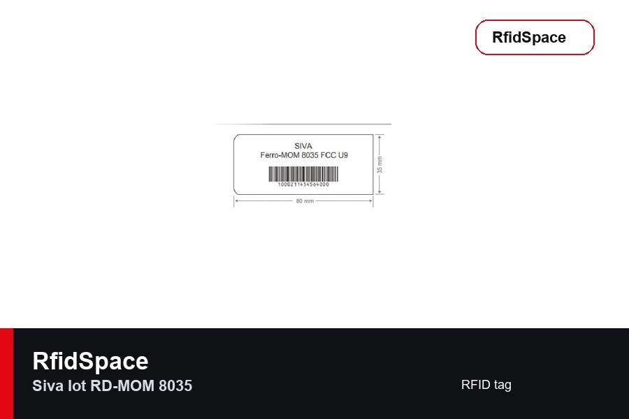 SIVA IoT RD-MOM 8035 RFID tag marka ve model bilgili ürün görseli - RfidSpace donanım kataloğu