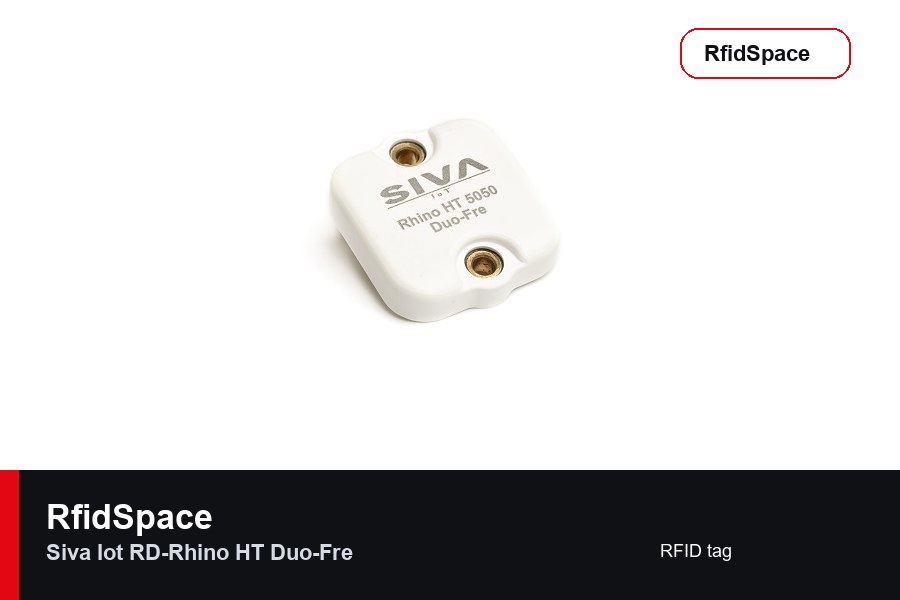 SIVA IoT RD-Rhino HT Duo-Fre RFID tag brand and model product image for RfidSpace hardware catalog