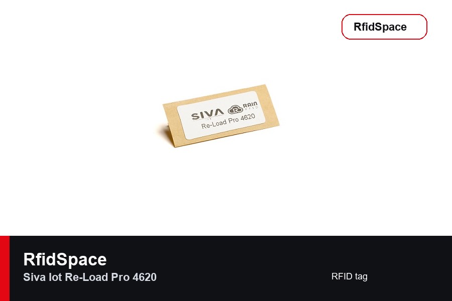 SIVA IoT Re-Load Pro 4620 RFID tag marka ve model bilgili ürün görseli - RfidSpace donanım kataloğu
